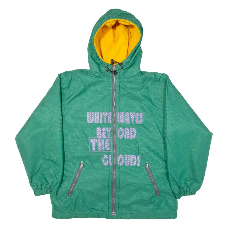 C.A.M.P.U.S Insulated Boys Ski Coat Green Hooded 12-13Y