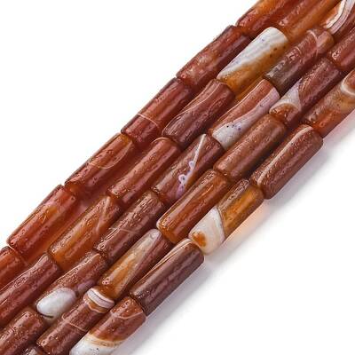 Natural Red Agate Beads Strands