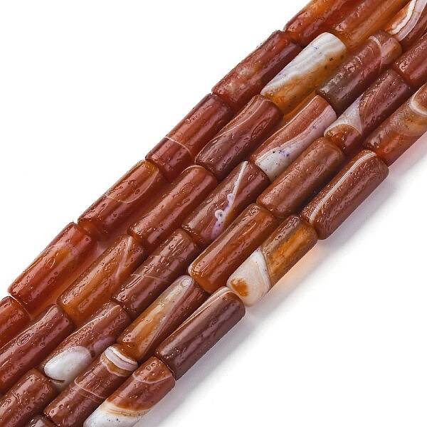 Natural Red Agate Beads Strands