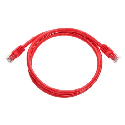 2134 Monoprice Cat5e Ethernet Patch Cable Snagless RJ45 Stranded 350MHz UTP Pure Bare Copper Wire 24AWG 3ft Red