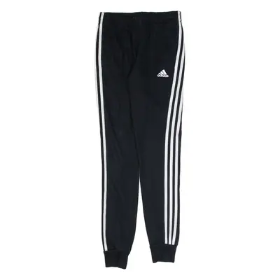 ADIDAS Womens Joggers Black Tapered XS W24 L28