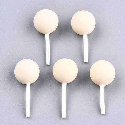 Handmade Polymer Clay 3D Lollipop Embellishments