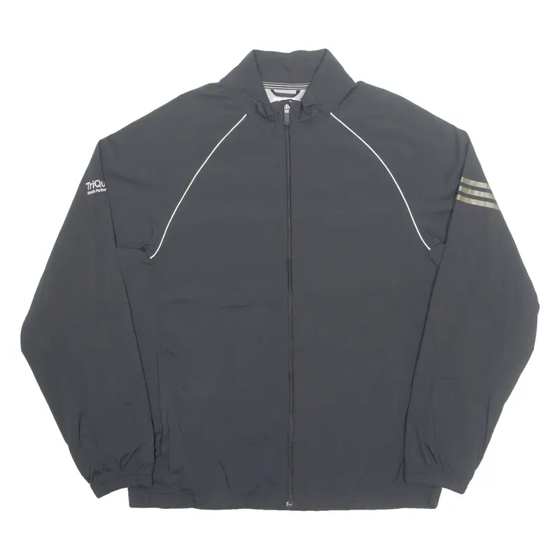 ADIDAS Climaproof Mens Track Jacket Black M