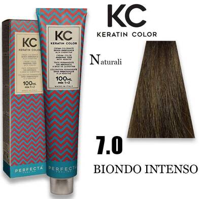 Kc keratin cream color 100ml 7.0