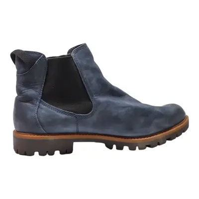 TAMARIS Chelsea Boots Blue Suede Womens UK 7