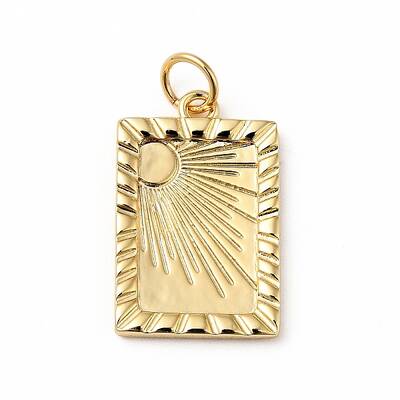 Rack Plating Brass Pendants