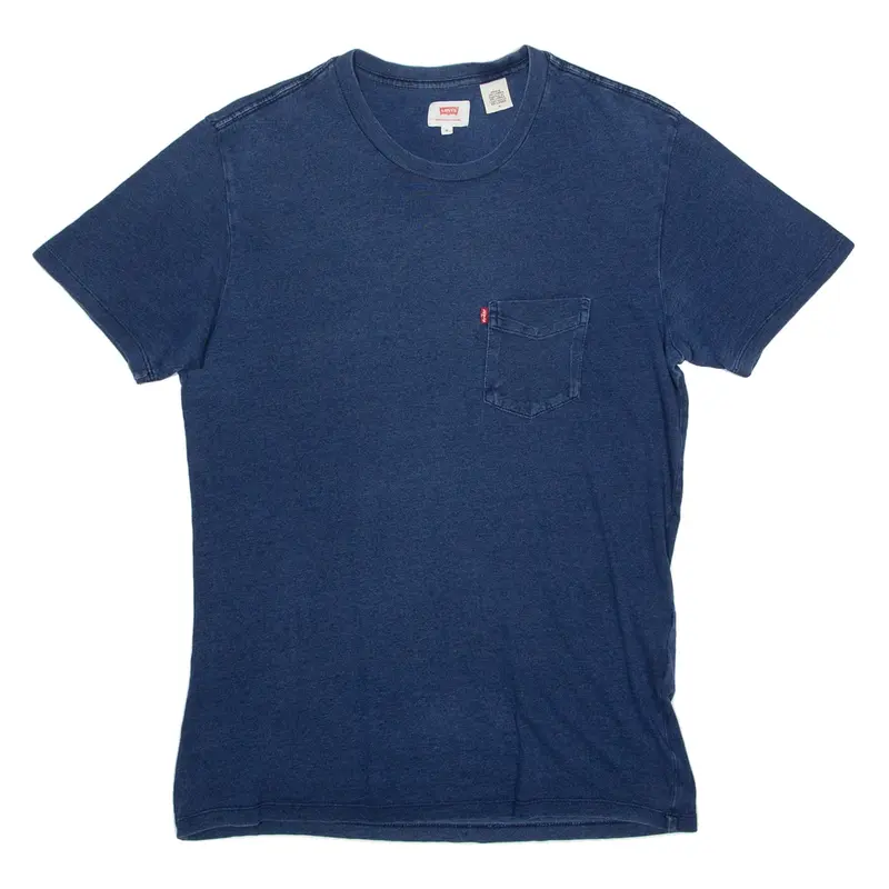 LEVI'S Denim Look Mens T-Shirt Blue M