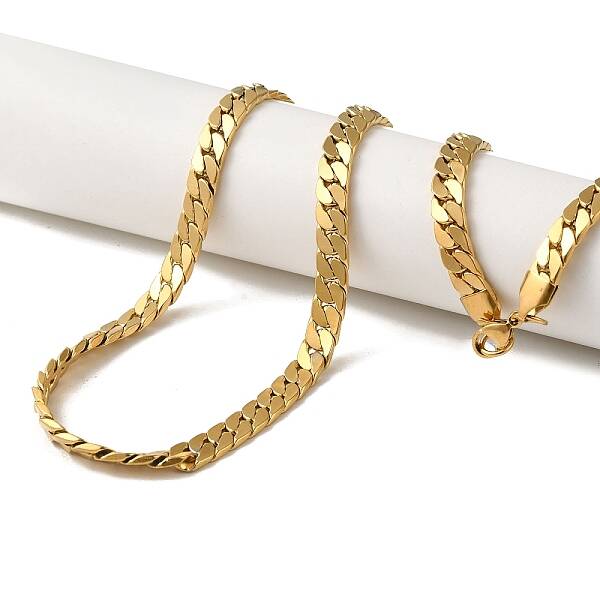 Ion Plating(IP) 304 Stainless Steel Snake Chain Necklaces