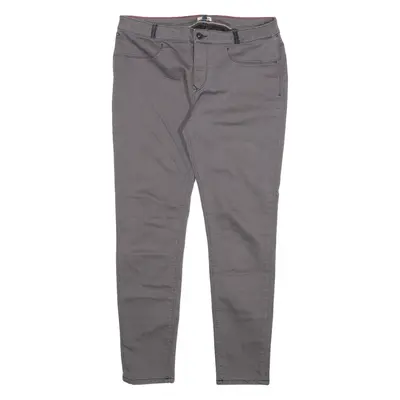 TOMMY HILFIGER Womens Trousers Grey Slim Skinny W32 L30