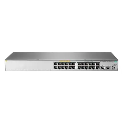 HP JL172AR | OfficeConnect 1850 Series 1850-24G-2xGT-PoE+ (185W) 12 x 10/100/1000Base-T RJ-45 PoE+ and 12 x 10/100/1000Base-T...