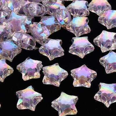 Transparent Acrylic Beads