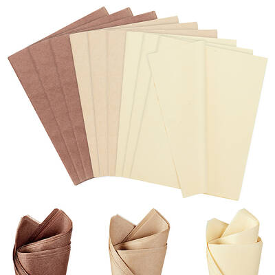 3Bags 3 Colors Rectangle Tissue Paper