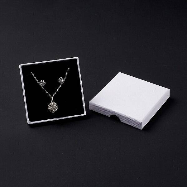 Paper with Sponge Mat Necklace Boxes