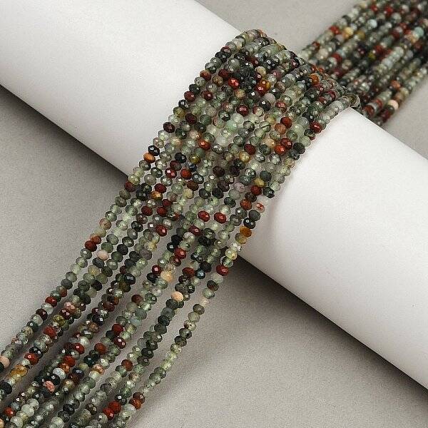 Natural African Bloodstone Beads Strands