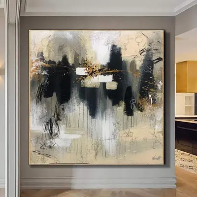 Extra Large Abstract Colorful Paintings On Canvas Original Creative Wall Art | GATEWAY TO THE UNKNOWN