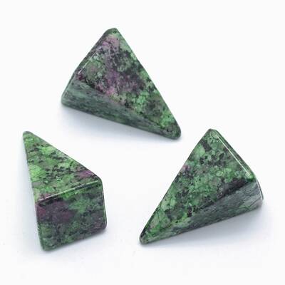 Natural Ruby in Zoisite Beads