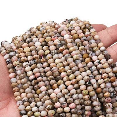 Natural Pink Opal Beads Strands