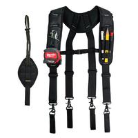 KUNN Tool Belt Suspenders for Men with Magnetic Wristband,Heavy Duty Work Suspender for Construction Electricians Carpenter F...