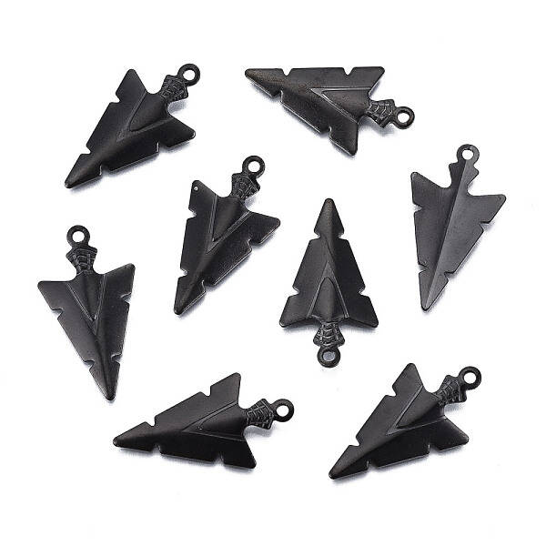 304 Stainless Steel Pointed Pendants