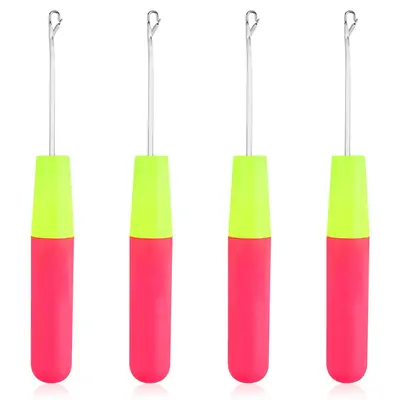 Latch Hook Tool, Latch Hook Crochet Needle for Micro Braids, Hair Extension, Feather and Carpet