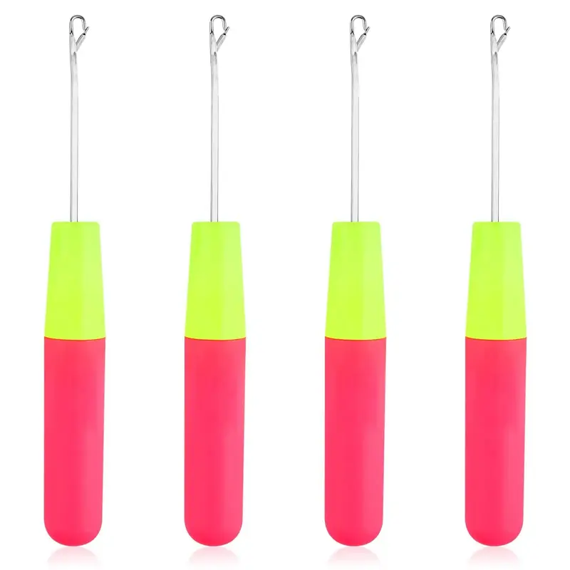Latch Hook Tool, Latch Hook Crochet Needle for Micro Braids, Hair Extension, Feather and Carpet