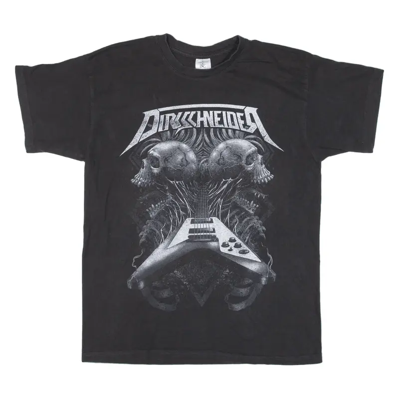 B&C Dirkschneider Mens Band T-Shirt Black M