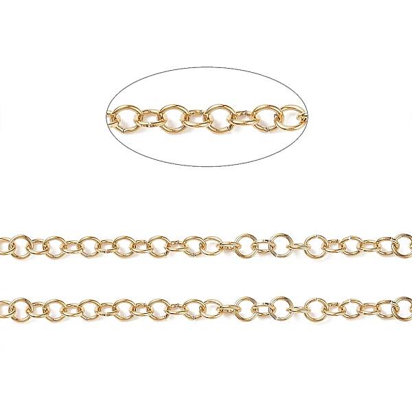 Ion Plating(IP) 304 Stainless Steel Rolo Chains