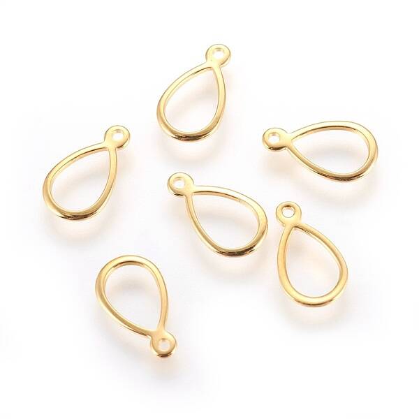 304 Stainless Steel Open Charms