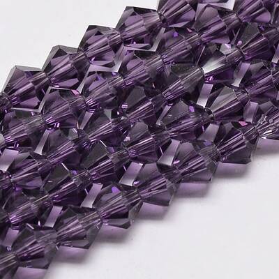 Transparent Glass Beads Strands
