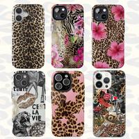 Leooard Collection Print Phone Case Star Cover for iPhone 16 Pro Max 15 14 13 12 11 X Galaxy S25 S24 S22 S23