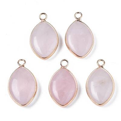 Natural Rose Quartz Pendants