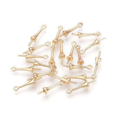Brass Peg Bails Pendants