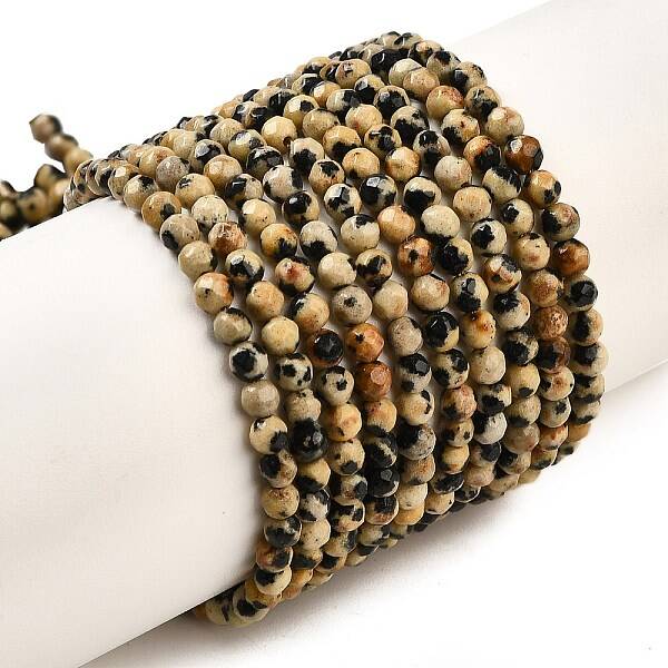 Natural Dalmatian Jasper Beads Strands
