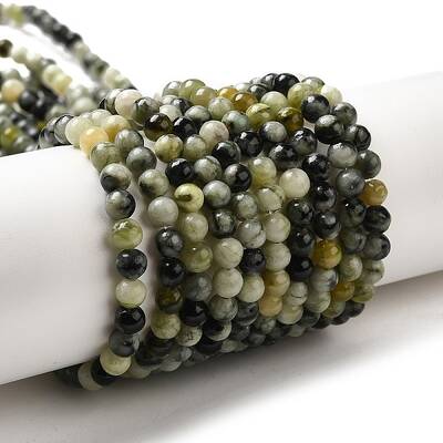 Natural Xiuyu Jade Beads Strands