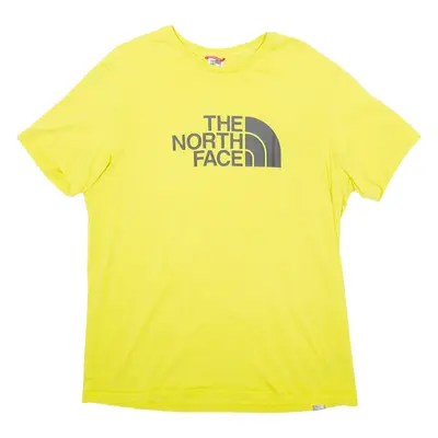 THE NORTH FACE Mens T-Shirt Yellow L