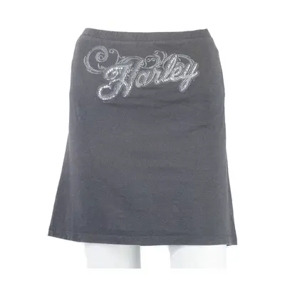 HARLEY DAVIDSON Womens Straight Skirt Grey Short L