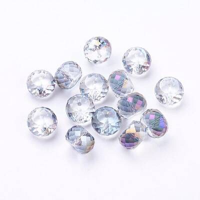 Electorplated Glass Beads