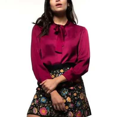 Hestia Shirt | Color: Rubharb | Size: M