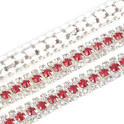 Brass Rhinestone Strass Chains