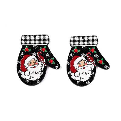 Christmas Theme Printing Acrylic Pendants