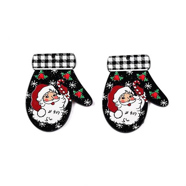 Christmas Theme Printing Acrylic Pendants