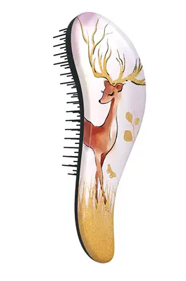 Dtangler Deer Handle Hairbrush