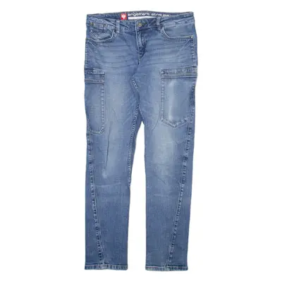 ENGELBERT STRAUSS Workwear Womens Jeans Blue Slim Straight W31 L30