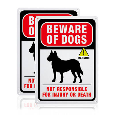 UV Protected & Waterproof Aluminum Warning Signs