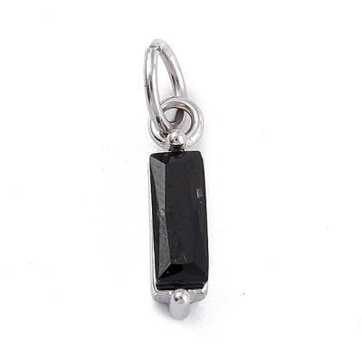 304 Stainless Steel Cubic Zirconia Pendants