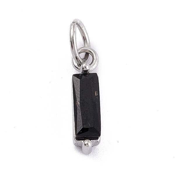 304 Stainless Steel Cubic Zirconia Pendants