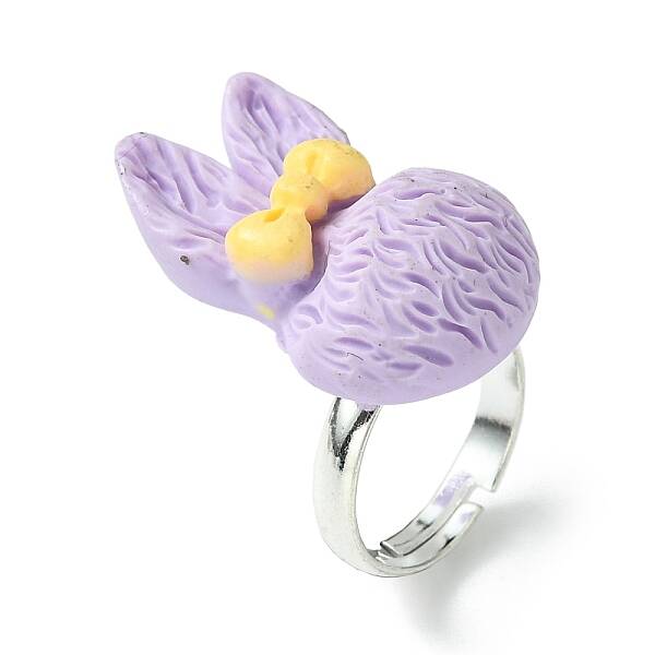 Bunny Resin Finger Ring
