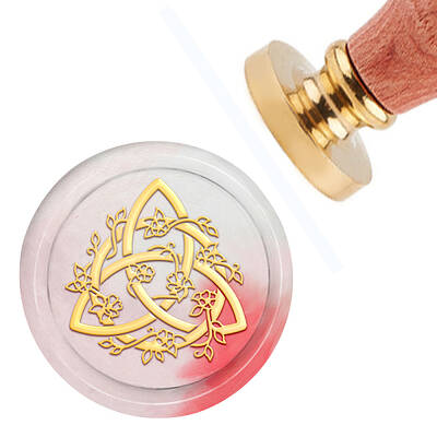 Brass Wax Seal Stamp with Handle