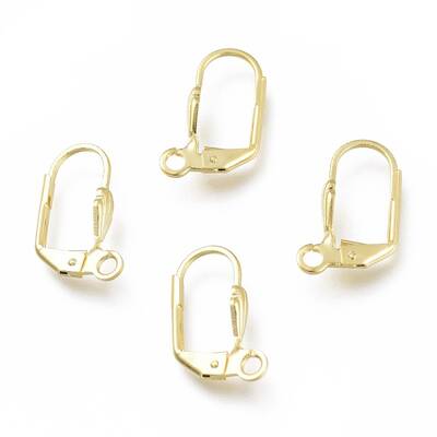 Brass Leverback Earring Findings