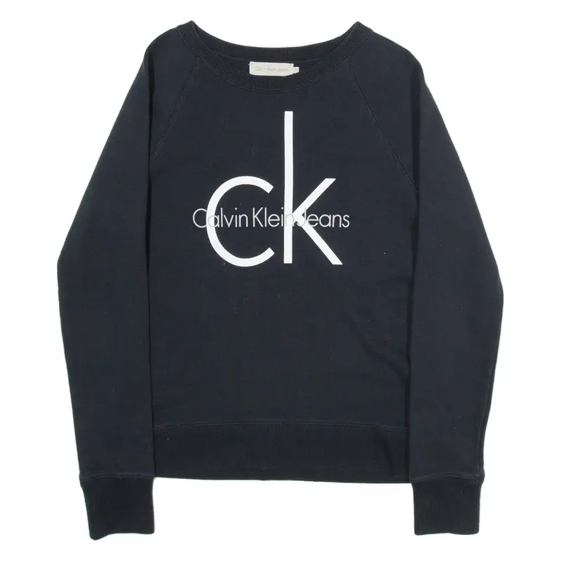 CALVIN KLEIN JEANS Womens Sweatshirt Black M